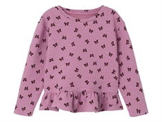 Name It mauve orchid sløjfe top